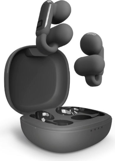 SBS OWS Air Clip Open Ear Bluetooth Handsfree Ακουστικά με Θήκη Φόρτισης Μαύρα