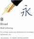 Pilot Custom 823 Writing Pen Broad Transparent with Black Ink