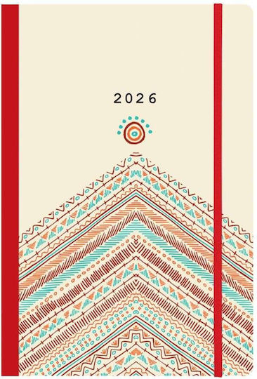 Next Boho Style Daily Agenda 2026 14x21cm
