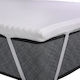 Fylliana Топ Матрак Memo Air Единичен Мемори Пяна с Отделяща Се Калъфка 90x200x5см