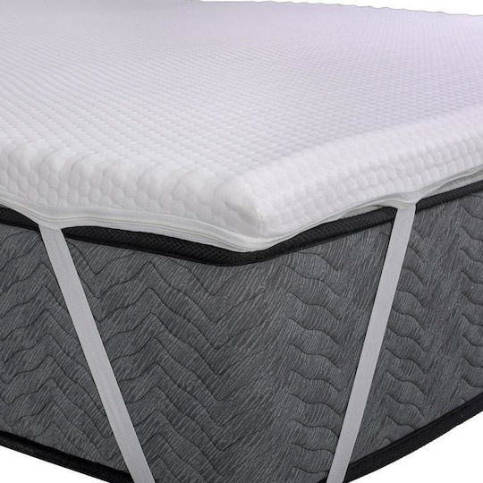 Fylliana Ανώστρωμα Memo Air Ημίδιπλο Memory Foam με Αποσπώμενο Κάλυμμα 120x200x5εκ.