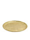 Fylliana Round Metallic Decorative Platter Fl7842 Gold 32x3cm