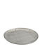 Fylliana Round Metallic Decorative Platter Fl7842 Silver 32x3cm