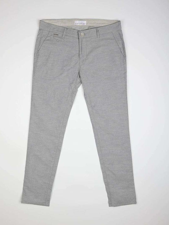 Stefan Fashion Παντελόνι Chino Γκρι