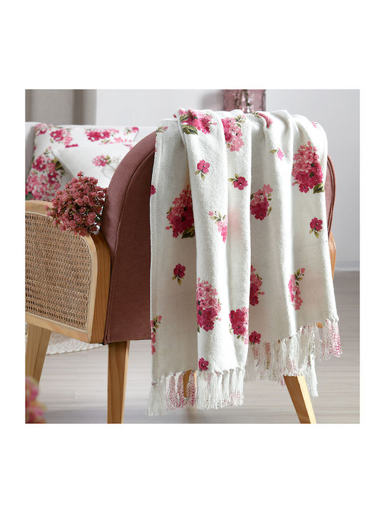 S-f Printemps Armchair Throw 125x150cm Pink