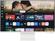 Samsung M8 M80F VA HDR Smart Monitor 32" 4K 3840x2160 with Response Time 4ms GTG White
