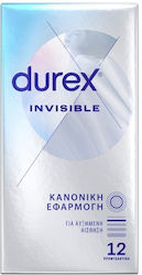 Durex Condoms Invisible 12pcs 56mm Thin for Nat...