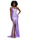 Summer Maxi Evening Purple Dress