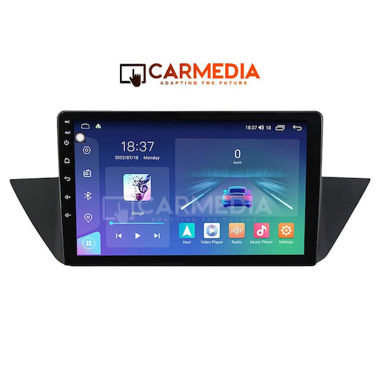 Carmedia Auto-Audiosystem für BMW X1 (E84) 2009-2015 (Bluetooth/USB/WiFi/GPS/Apple-Carplay/Android-Auto) mit Touchscreen 10"