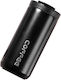 Uncle George Glass Thermos Stainless Steel 400ml Mouthpiece Black with Mouthpiece