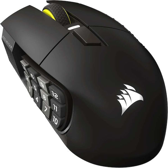 Corsair Scimitar Elite SE MMO Ασύρματο Gaming Ποντίκι 33000 DPI Gun Metal