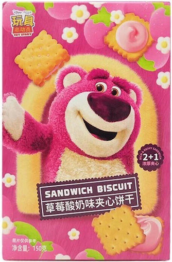 Biscuit Lots-o-hugging Bear Toy Story 3 Căpșuni-Iaurt Cutie 50g