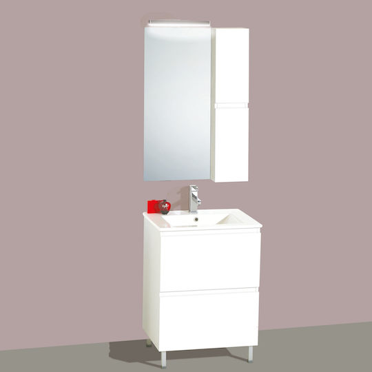 Pro Bagno Waschtisch ohne Waschbecken White