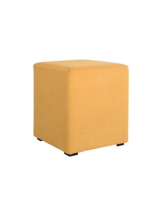 Табуретка Дневна стая Дърво Boxy Жълт 35x35x41бр