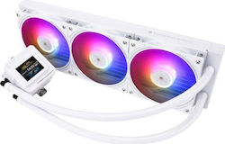 Thermalright Frozen Warframe SE 360 ARGB Охлаждане AIO CPU с 3 Вентилатора 120mm Бял