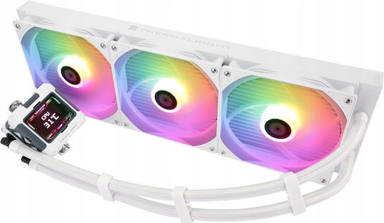 Thermalright Frozen Warframe 420 ARGB Υδρόψυξη AIO CPU με 3 Ανεμιστήρες 140mm Λευκή