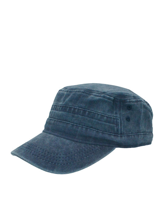 Jockey Bumbac Cuban Militar Albastru Petropal Brims Trims