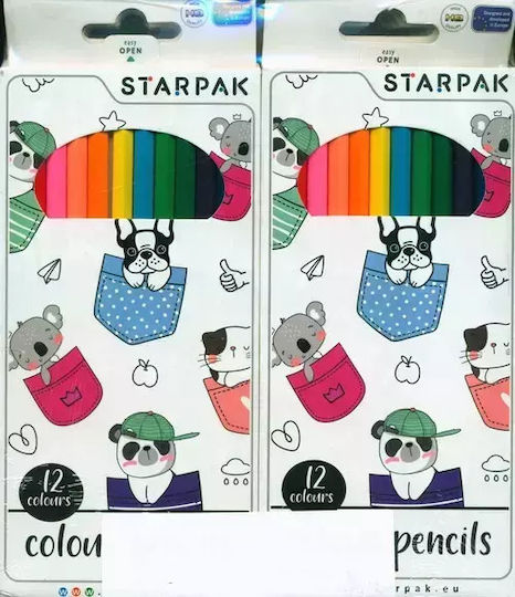 12 Colored Pencil Crayons 12 Pieces