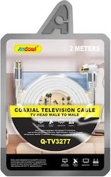 Andowl Koaxialkabel 2m Q-TV3277