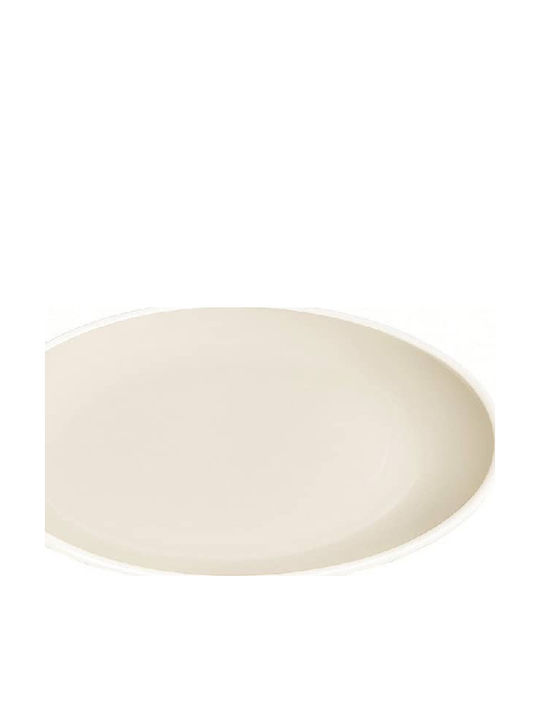 Espiel Cream Teller Untiefe Keramik Beige mit Durchmesser 20.5cm