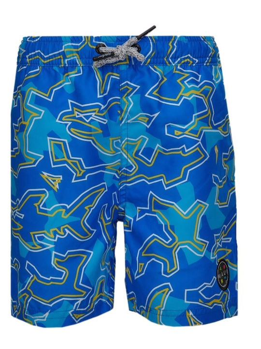 Maui & Sons Kinder Badeanzug Badeshorts Blau
