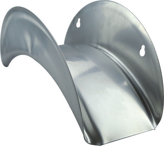 Metal Wall Mount Garden Hose Clamp Hydrostab Silver