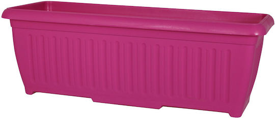 Sic Plast patmos Planter Box Plastic Fuchsia 40x17.5x19.5cm.