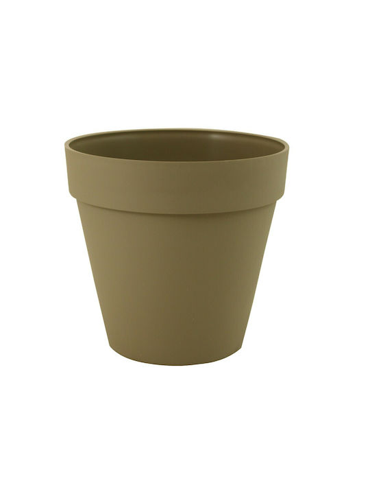 Sic Plast Deco Pot Mocha 18x18x17cm.