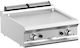 Gewerbliche Flachgrillplatten LPG 70x73x25cm mit glatter & geriffelter Platte