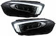 Μπροστινά Φανάρια Set Mercedes-benz A-class W177 V177 2018-2022 Αλογόνου Upgrade Full Led Drl Μοτέρ