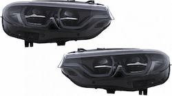 Μπροστινά Φανάρια Set Bmw 4 F32 F33 F36 2013-2019 Conversion Hid Led Angel Eyes Μαύρα Μπροστινά Φανάρια Set Bmw 4 F32 F33 F36 2013-2019 Conversion Hid Led Angel Eyes Μαύρα