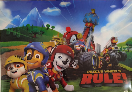 Φάκελος Κουμπί Α4 Gim Paw Patrol Rescue Wheels 334-00580