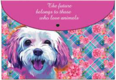 Φάκελος Κουμπί Α4 Back Me Up Love Dog 357-16580