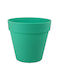 Sic Plast Deco Γλάστρα Τιρκουάζ 22x22x21εκ.