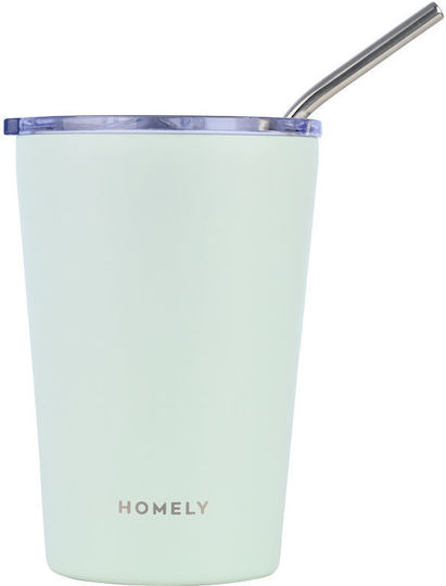 Homely Thermos Mug 400ml Seafoam