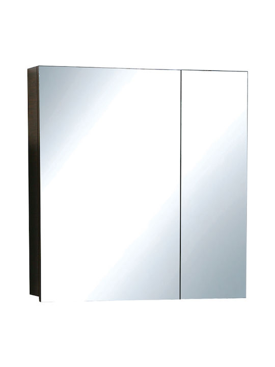 Pro Bagno Oglindă de Baie cu Dulap 85x78cm