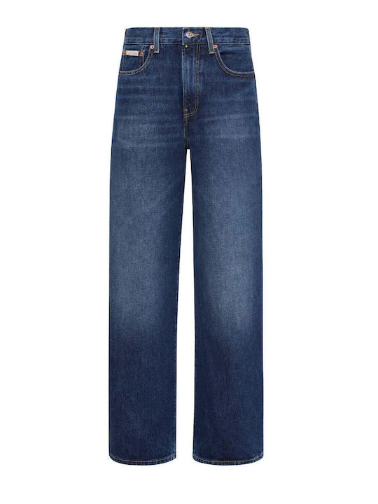 Calvin Klein High Waist Women's Jean Trousers T...