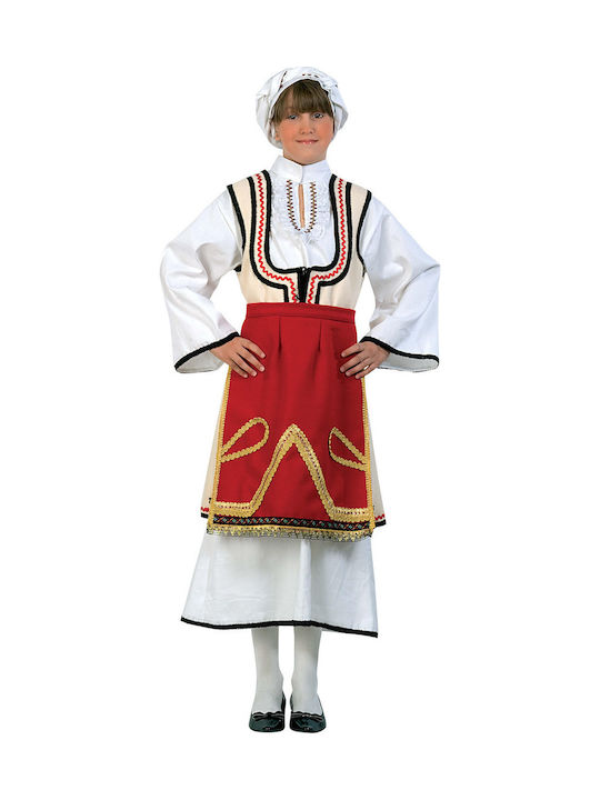 Kokoracostume Традиционен Детски Костюм Централна Гърция