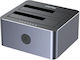 Unitek SATA6G Dual Bay HDD Docking Station Aluminum Black Y-3026