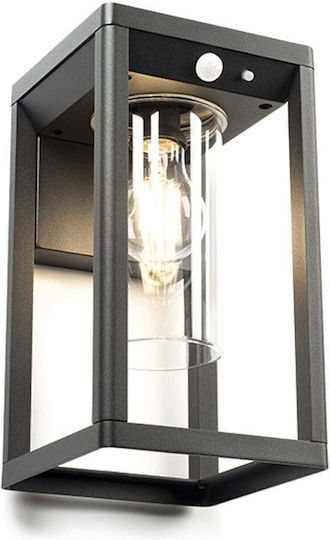 123led Wall Mounted Solar Light 300lm Warm White 3000K with Motion Sensor and Photocell IP54