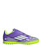 F50 Club Kids Turf Soccer Shoes without Laces Purple