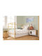 Dimcol Duvet Crib Cotton White 120x160cm