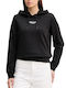 Essential Women's Sweatshirt Hooded Black