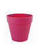 Sic Plast Deco Pot Plastic Fuchsia 22x22x21cm.