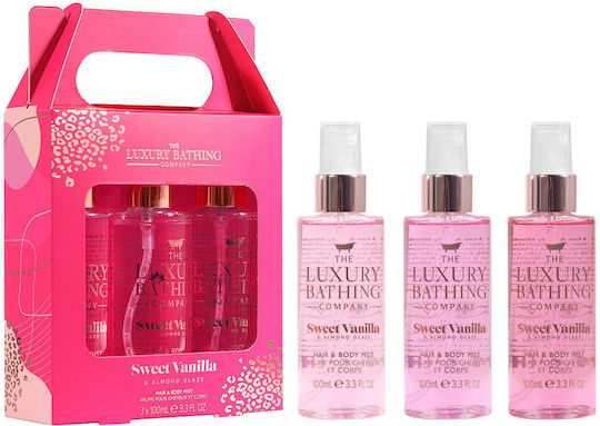 The Luxury Bathing Company Tempting Trio Sweet Vanilla Set Îngrijire pentru Curățare corp 3buc