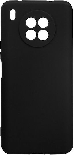 Husă Telefon Spacer Huawei Nova 8i Back Cover Tip Silicon Flexibil Material + Interior Microfibră Negru sppc-hu-n8i-slk