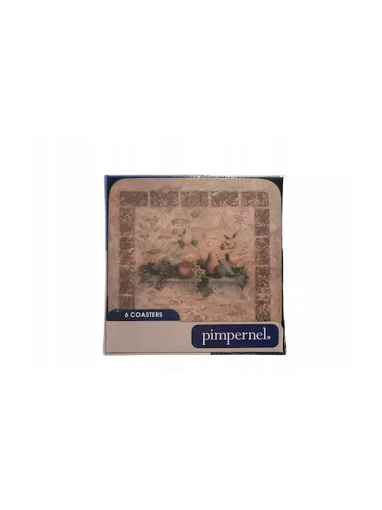 Excellent Houseware Small Fruit Coasters Suporturi pentru pahare Lemn 6buc