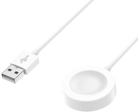 Καλώδιο Φόρτισης Usb-a Huawei Φορτιστής για Huawei Watch GT5 Pro 46mm Λευκός