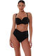 Bikini Slip Hohe Taille Black