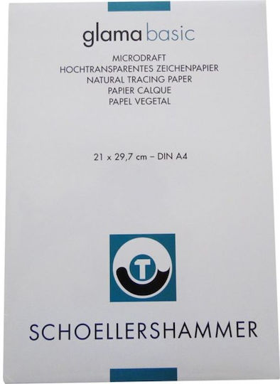 Μπλοκ Διαφανες Schoeller Α3 62gr/50φ Ριζοχαρτο